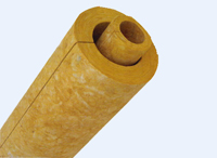 Rock wool pipe